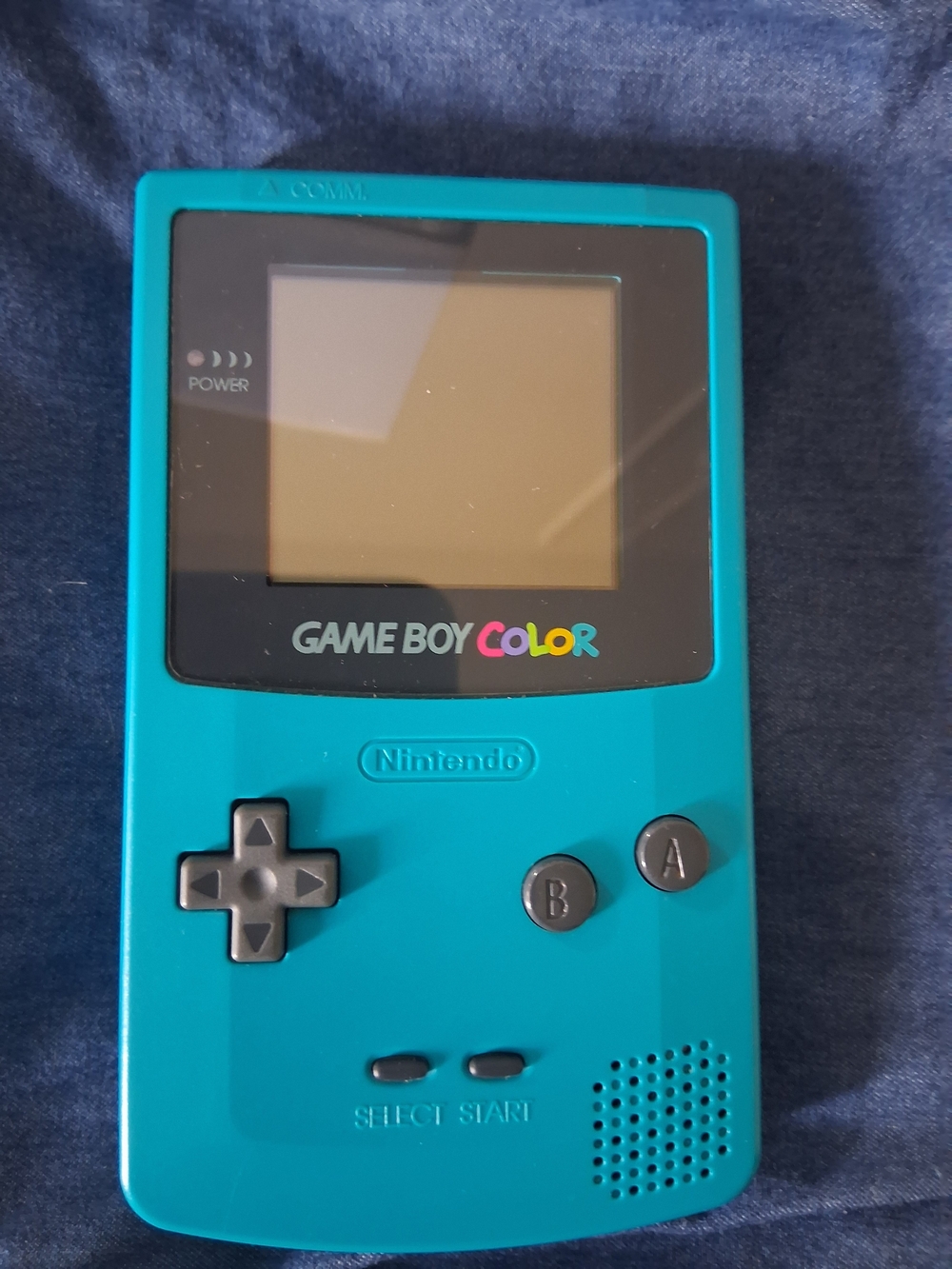 Nintendo Game Boy Color Bright Teal Handheld Console - Picture 2 of 5
